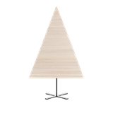 Wooden Christmas Tree YELKA - Maple / Black stand  - Light Wood - Design : Hello Yellow House 12