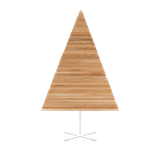 Wooden Christmas Tree YELKA - Oak / White stand  - Light Wood - Design : Hello Yellow House 7