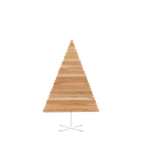 Wooden Christmas Tree YELKA - Oak / White stand  - Light Wood - Design : Hello Yellow House 9