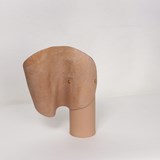Vase Carnation - Beige - Leather - Design : STUDiOFOAM 2