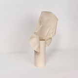 Vase Carnation - Cream - Leather - Design : STUDiOFOAM 4