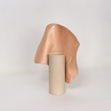 Vase CARNATION - Ecru - Cuir - Design : STUDiOFOAM 3