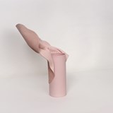 Vase CARNATION - Rose - Cuir - Design : STUDiOFOAM 4