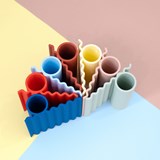 Zig pencil pot - corail - Red - Design : Valentin Lebigot 4