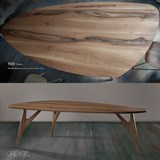 TED Table / large - blond walnut 4