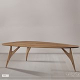 TED Table / large - blond walnut 7