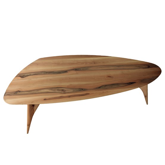 TED Table / large - blond walnut - Design : Greyge