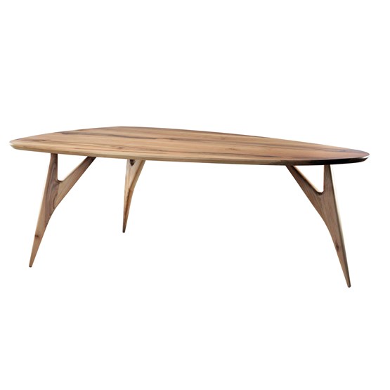 Table TED MASTERPIECE / medium - noyer blond - Design : Greyge