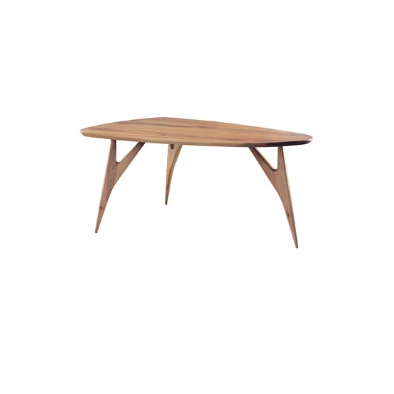 TED MASTERPIECE Table / small - blond walnut - Design : Greyge