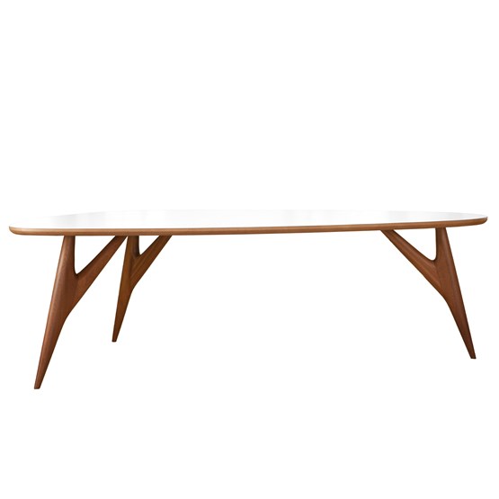 TED ONE Table / large - white - Design : Greyge