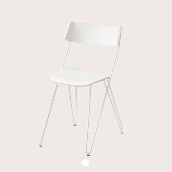 Chaise IBSEN ONE - blanc - Design : Greyge
