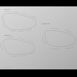 TED ONE Table / medium - acajou et plateau gris 4