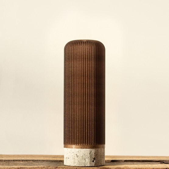 Vase Plume 190 - café - Design : Poule