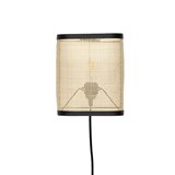 Wall light in small cannage - black - Design : UNUM 2