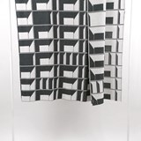 Plaid Block Window - CONCRETE LANDSCAPE #10 - Gris - Design : KVP - Textile Design 3