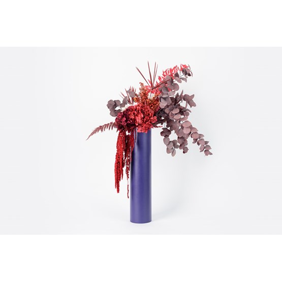 Colonne Cinabre - violet - Leather - Design : Rodanthe