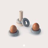 Egg cup BOUEE- concrete and wood  7
