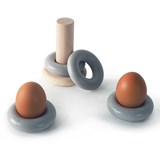 Egg cup BOUEE- concrete and wood  2