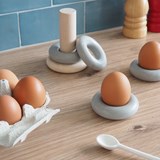 Egg cup BOUEE- concrete and wood  - Concrete - Design : Gone's 3