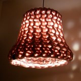 COZY Chunky Pendant lamp  - Pink - Pink - Design : Panapufa 4