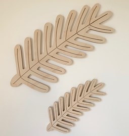 Wall decoration Pine branch - Wood