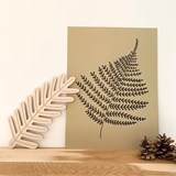 Wall decoration Pine branch - Wood - Light Wood - Design : Les petites hirondelles 5