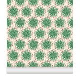 Papier-peint Chardons - Topaze - Vert - Design : Little Cabari 2