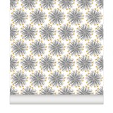 Wallpaper Chardons - Gold - Green - Design : Little Cabari 2