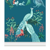 Wallpaper Yutopia - Notte - Blue - Design : Little Cabari 2