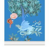 Wallpaper Yutopia - Givré  - Blue - Design : Little Cabari 2