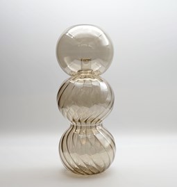 CALABAZA decorative glass bottle