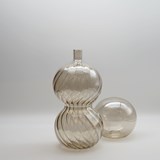 CALABAZA decorative glass bottle 3