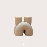 Candleholder Tube N°1 -Light brown - Light Wood - Design : Benjamin Decle 7