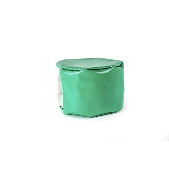 "O" de OLA - pouf de plage - vert - Design : Flora Koel