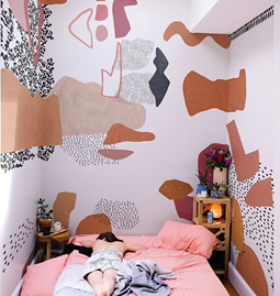 Wallpaper ALICE - Terracotta 