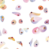 Papier peint ALICIA - Aquarelle - Multicolore - Design : Mues Design 3