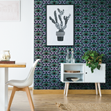 Wallpaper CHLOÉ - Purple - Purple - Design : Mues Design 2