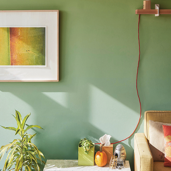 Wallpaper GABRIEL - Green - Green - Design : Mues Design