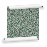 Wallpaper HASSANATOU - Green - Green - Design : Mues Design 4