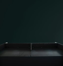 Table Basse longue - Gris Métal