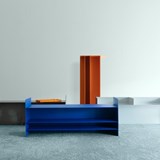 Table Basse longue - Bleu 2