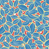Wallpaper HASSANATOU - Blue - Blue - Design : Mues Design 2