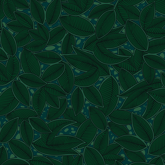 Wallpaper HASSANATOU - Green - Green - Design : Mues Design