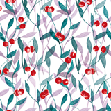Wallpaper LOUISE - Red - Red - Design : Mues Design 3