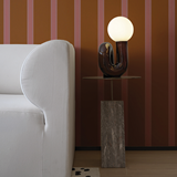 Wallpaper MARCEAU - Terracotta - Brown - Design : Mues Design 2