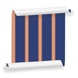 Wallpaper MARCEAU - Blue - Blue - Design : Mues Design 4