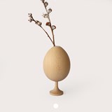 Vase LES COQUETTES - hêtre naturel sur pied - Bois clair - Design : Beatrix Li-Chin Loos 7