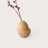 Vase LES COQUETTES - beech wood / yellow - Pink - Design : Beatrix Li-Chin Loos 7