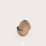 Vase LES COQUETTES - beech wood / dark grey - Grey - Design : Beatrix Li-Chin Loos 7