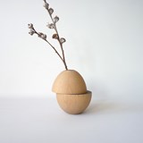 Vase LES COQUETTES - beech wood / dark grey - Grey - Design : Beatrix Li-Chin Loos 4